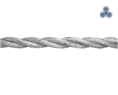 Galvanized steel wire rope 3×31 WS