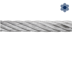 General purpose wire rope 6×19 WS+FC