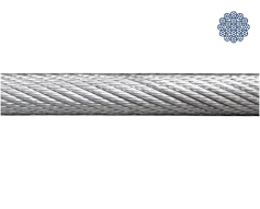 Non-rotating wire rope  19×7 WSC